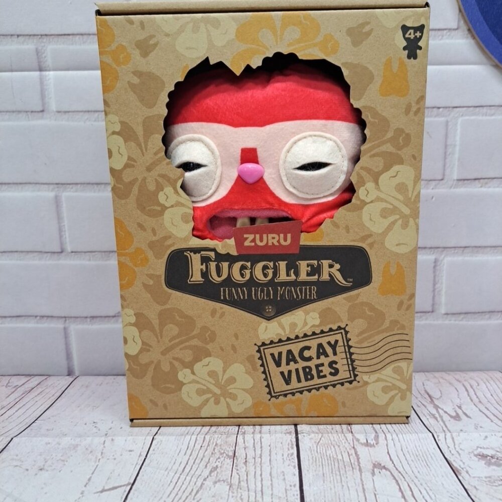 Fuggler VACAY VIBES Plush RABID RABBIT Zuru Funny Ugly Monster‎ 9" New